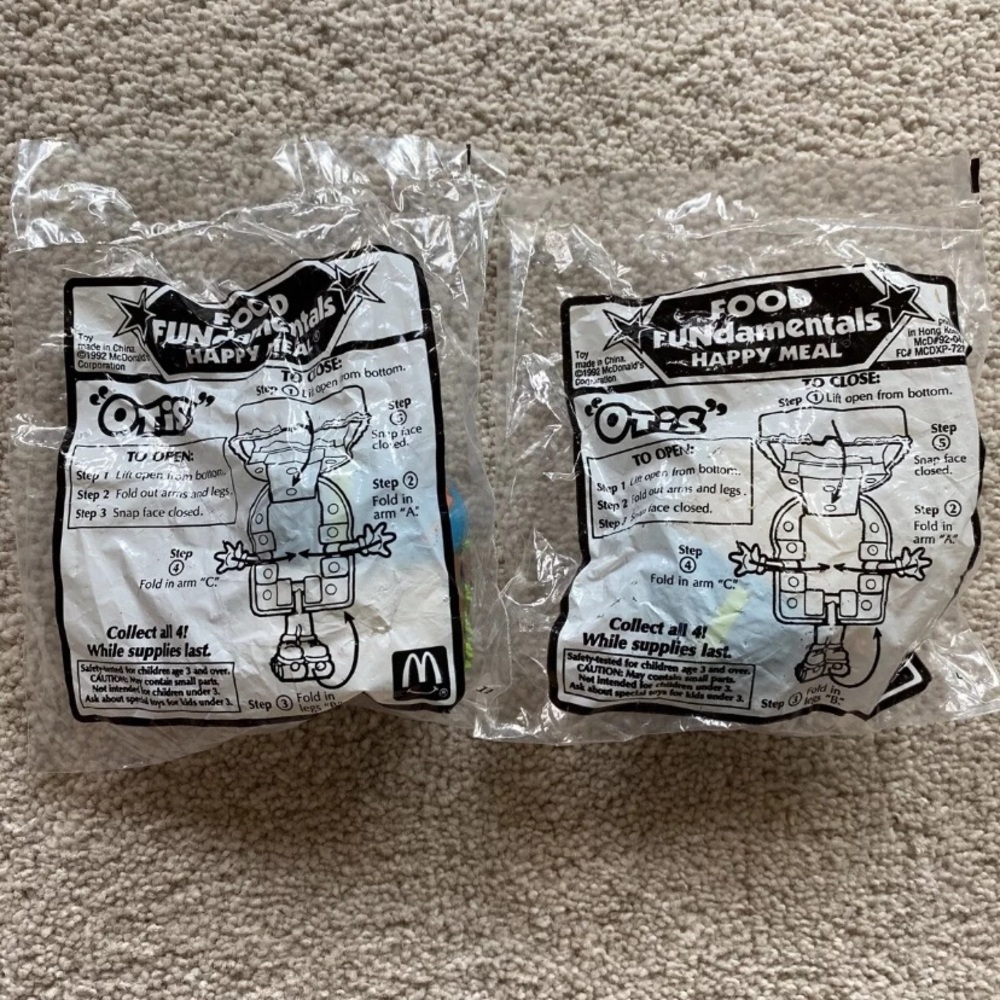McDonald’s Food Fundamentals “Otis” Happy Meal Toy 1992